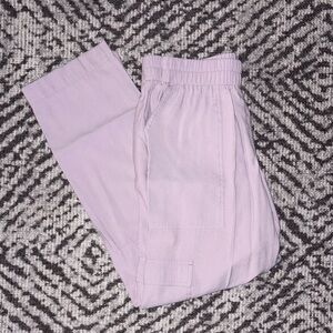 a new day Women's Lavender linen cargo Pants